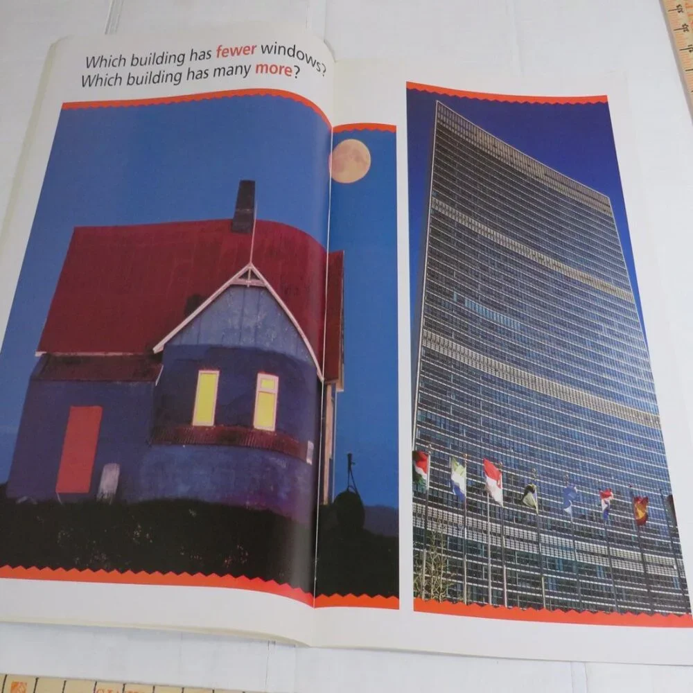 More OR Less BIG BOOK (almost 2 feet tall) with teacher pages CLASSROOM SIZE